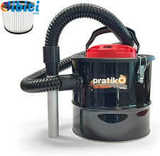 Aspiracenere Elettrico Pratikò Da 800 W per Stufa a Pellet O Stufa a Legna, Con 