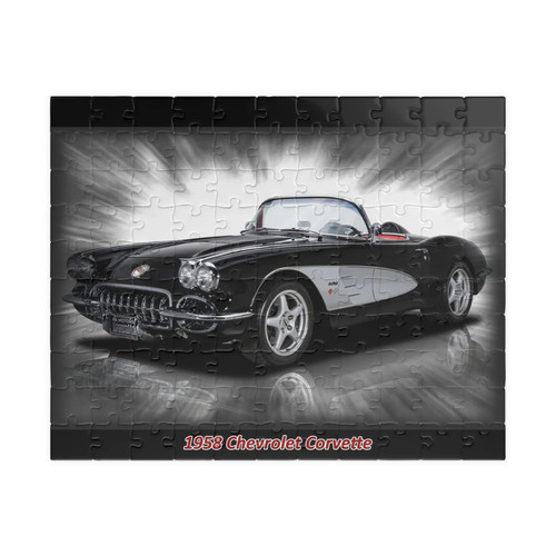 Puzzle chevrolet corvette 1958 - puzzle,