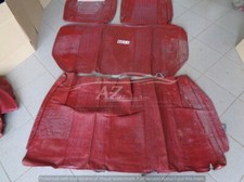 Fodere sedili coprisedili Fiat 127 rosso smeraldo venato
