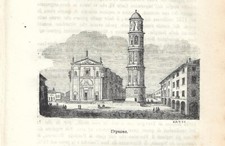 Stampa antica urgnano - antica, chiesa