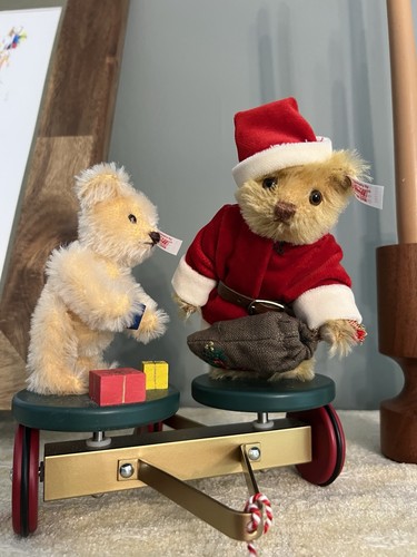 Steiff rolly drolly - rolly, ziehwagen
