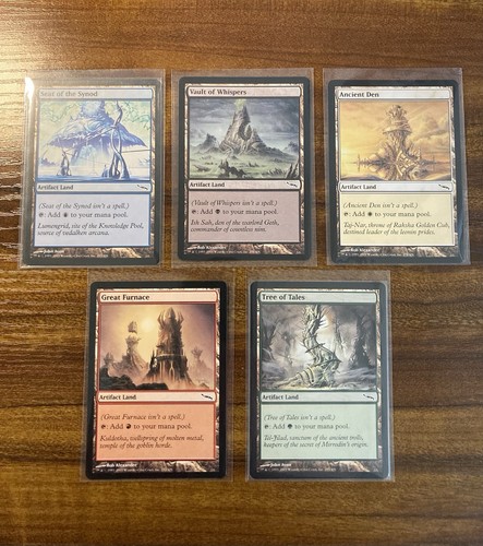 Mtg mirrodin artefact land - artefact,