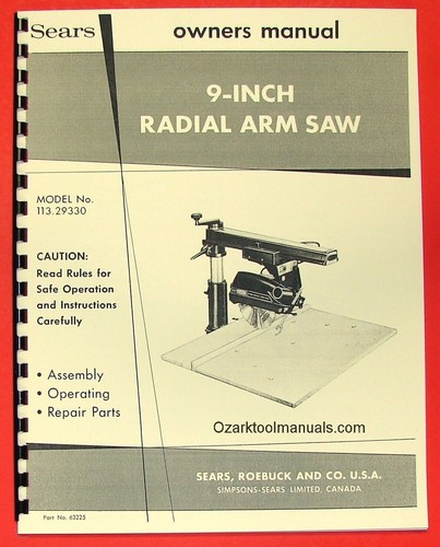 Craftsman 113 29330 seghetto - craftsman,
