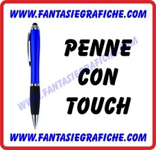 PENNE SFERA CON TOUCH FG2245 PERSONALIZZATE QUADRICROMIA CON NOME/LOGO