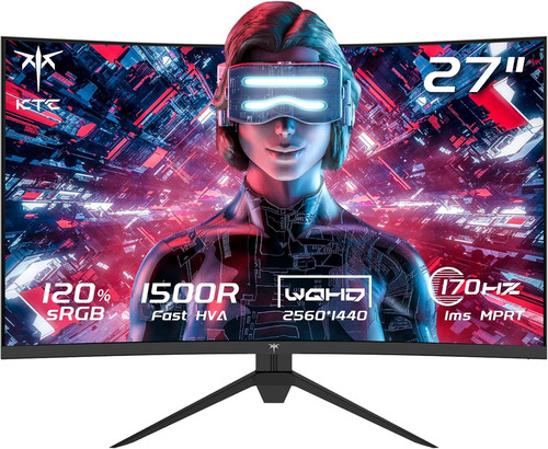 Ktc monitor gaming curvo - gaming,