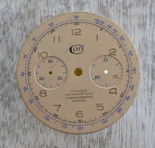 Original chronograph dial for - dial,
