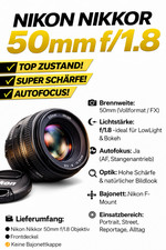 Nikon nikkor f 1 - nikkor, f/1.8