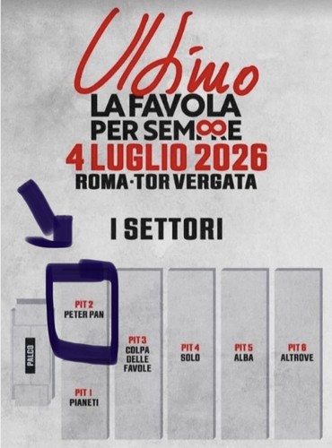 Biglietto concerto ultimo - biglietto,