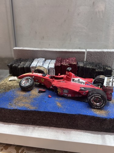 Diorama ferrari schumacher - diorama, m.schumacher