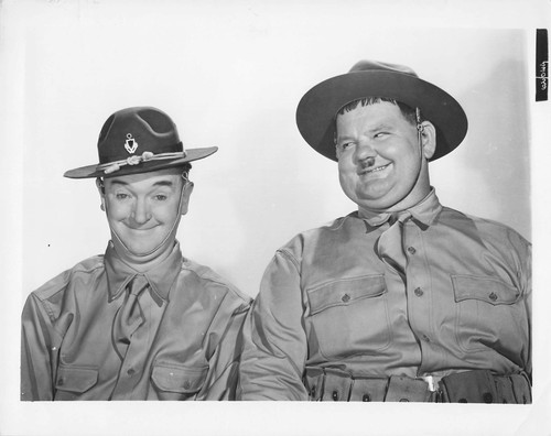 Laurel and hardy photo - hardy, still