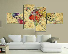 QUADRI MODERNI TELA 170X70 4pz