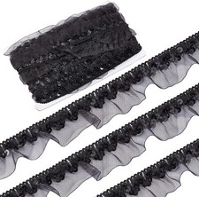 Nastro plissettato nero 13