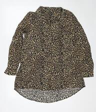 Abito camicia da donna marrone