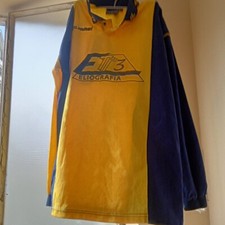 MAGLIA CALCIO AMATORIALE ANNI 80 NUMERO 4 XL HUMMEL PERETTA VINTAGE