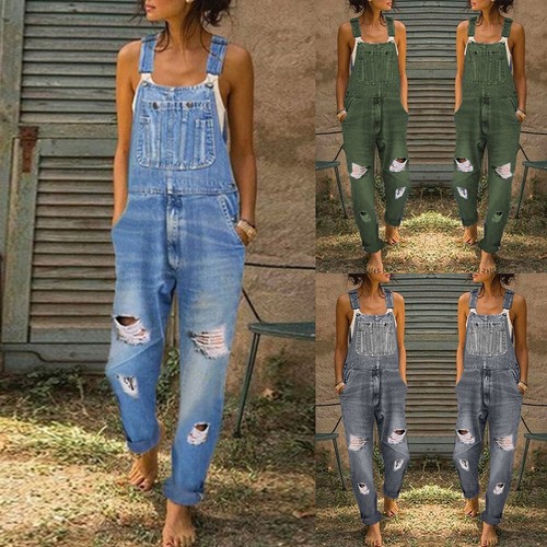 Salopette jeans donna - di,