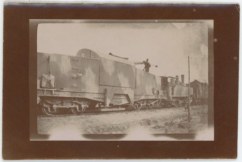 Foto train blindé canon - canon, su