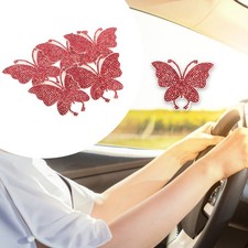  5 pezzi adesivi per farfalle bling decalcomanie decorative decorazioni