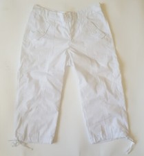 Pantaloncino bianco cotone leggero XS uomo donna bambino estate white trousers