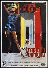 LA TRAPPOLA DEL CONIGLIO locandina film originale BORGNINE, leacock USCITA ITALIANA