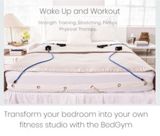 Bed Gym sistema completo di allenamento della forza con dvd per letto matrimoniale o king size