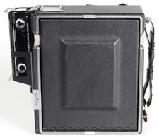 Graflex 4x5 Crown fotocamera grafica pieghevole vista con retro Graflok