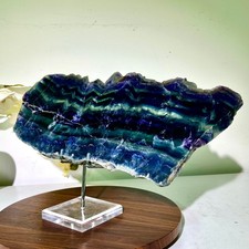 7,85 libbre fetta di fluorite