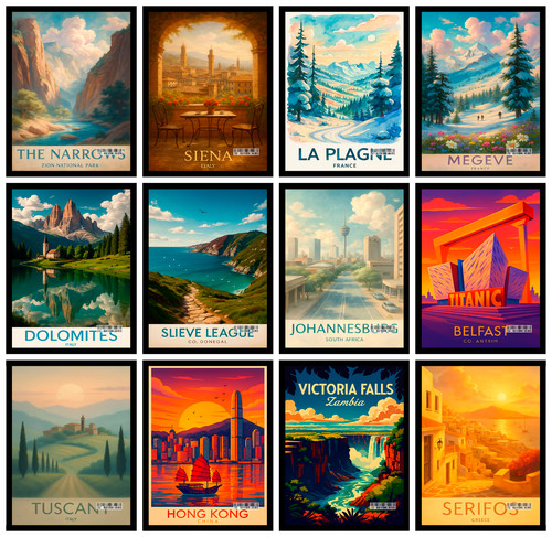 Stampa poster luci città - poster,