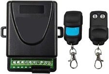 kit ricevente 2 canali 12 24V + telecomandi universali 433 mhz cancelli serrande