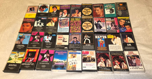 Elvis presley cassette tapes - elvis,