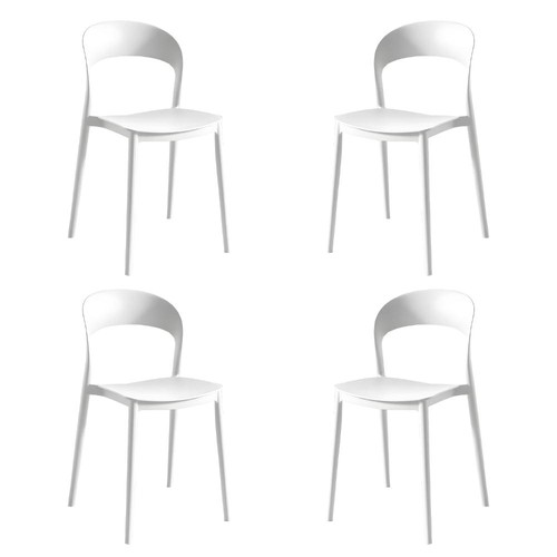 Set pezzi sedia impilabile - 4,
