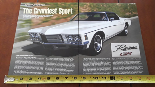 Buick riviera 1971 articolo - gs,