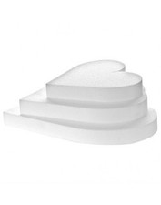 CUORE POLISTIROLO 35x7,5h cm.