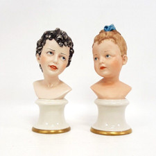 Coppia busti ceramica