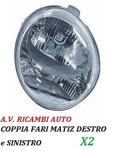 Coppia fari fanale proiettore - coppia,