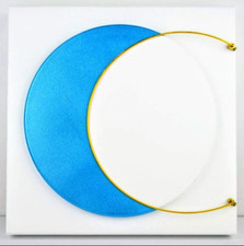 BANI BRUNO - Moon C/W - 2018 - Acrilico e applicazioni su tela