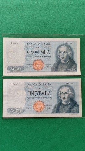5000 lire repubblica italiana - lire,