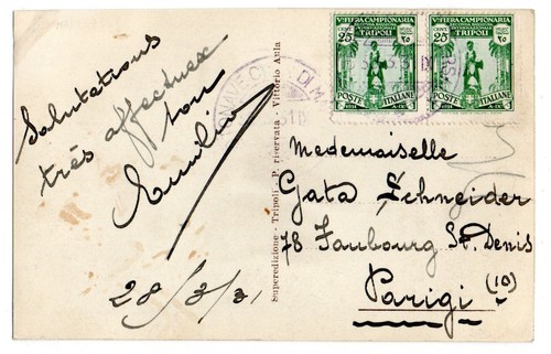 Colonie 1931 libia affr - ,, ,