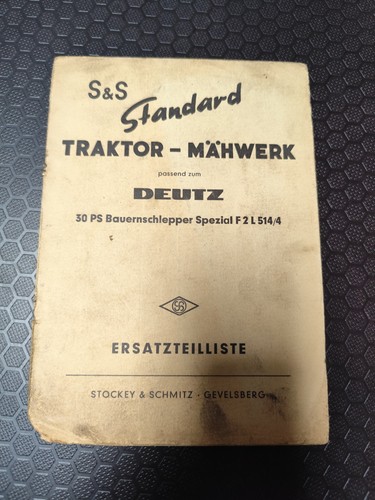 Falciatrice deutz s - 30, cv