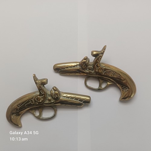 Coppia antiche pistole in - coppia,