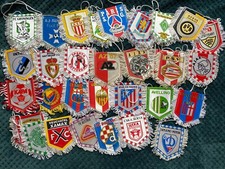 1) Pennant calcio vintage anni