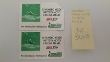Schede Telefoniche numero verde mette in moto, aereo. GOLDEN 345--346B USATE