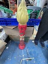 2x Candele Luci di Natale Oro Rosso Grand Venture Esterno Nuovo Soffiaggio Stampo