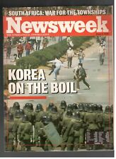 SOUTH KOREA ON THE BOIL-TIME OF TESTING NEWSWEEK 1986 magazine June 2