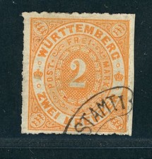 Württemberg Michel numero 37b