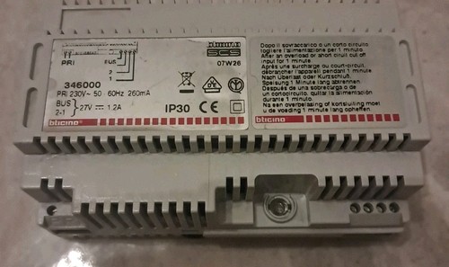 Alimentatore citofono bticino - alimentatore,