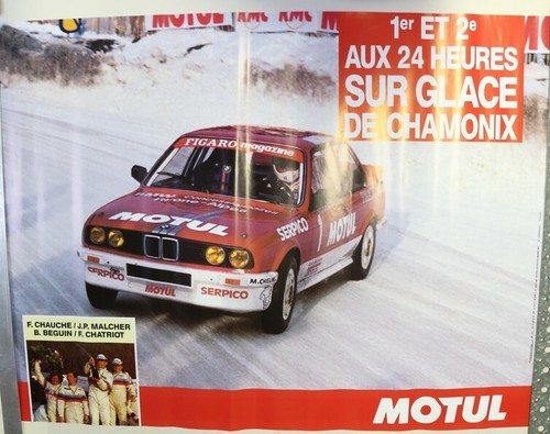 Affiche motul bmw - ix, e30