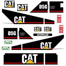 Kit decalcomanie adatto per CAT D5G-LGP Crawler Dozer serie 4 completo adesivo D5-G 7 anni USA