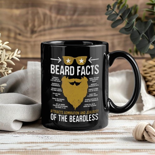 Tazza funny beard facts - beard,