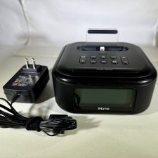 iHome iPL23 FM Sveglia Radio Stereo Lightning Dock Carica Nero Funziona benissimo