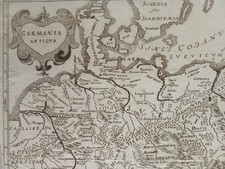 Mappa Antica GERMANIA ANTIQUA